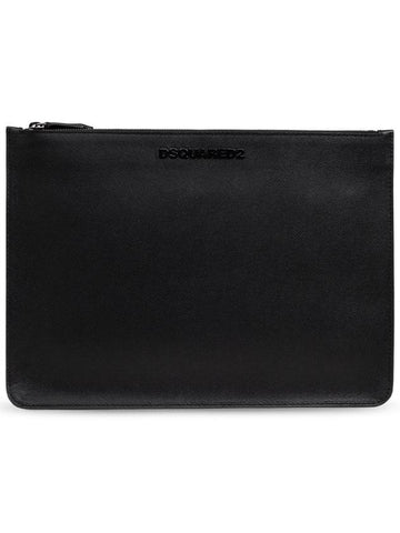 Dsquared2 Briefcase With Logo, Men's, Black - DSQUARED2 - BALAAN 1