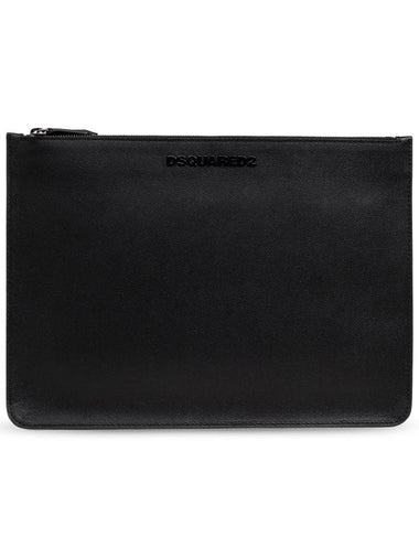 Dsquared2 Briefcase With Logo, Men's, Black - DSQUARED2 - BALAAN 1