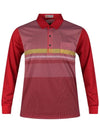 Men s Classic Block Color Long Sleeve Golf Shirt AE4A411 - LUX GOLF - BALAAN 2