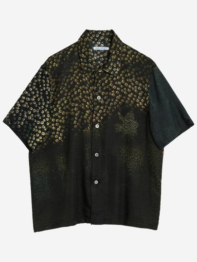 Floral Print Short Sleeve Shirt Black - OUR LEGACY - BALAAN 2