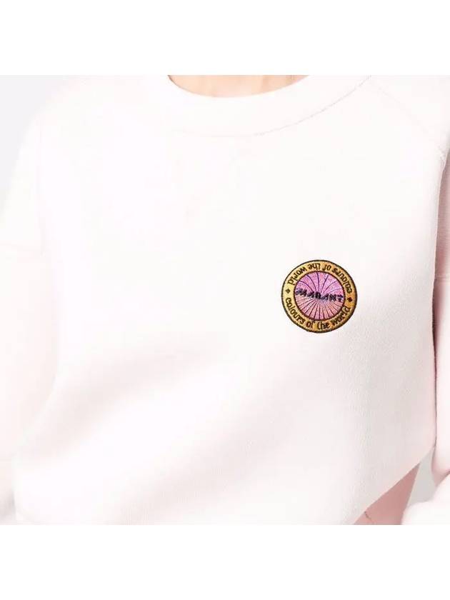 Muzali Logo Patch String Sweatshirt Light Pink - ISABEL MARANT - BALAAN 6