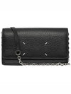 Stitch Large Chain Long Wallet Black - MAISON MARGIELA - BALAAN 4