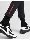 America's Cup Low Top Sneakers White Black - PRADA - BALAAN 5