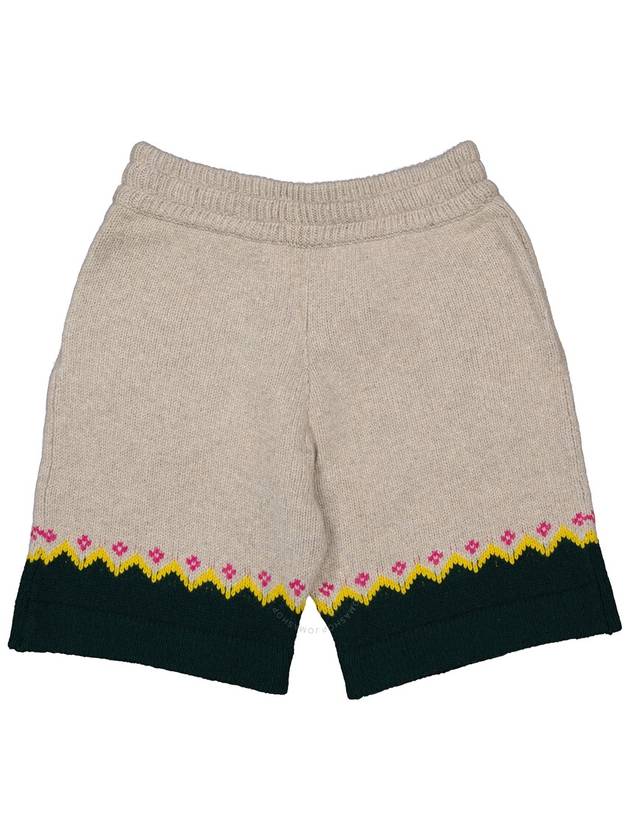 Men's Pair Knit Shorts Beige - BURBERRY - BALAAN 4