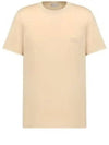 Embroidered Logo Cotton Jersey Short Sleeve T-Shirt Beige - DIOR - BALAAN 2