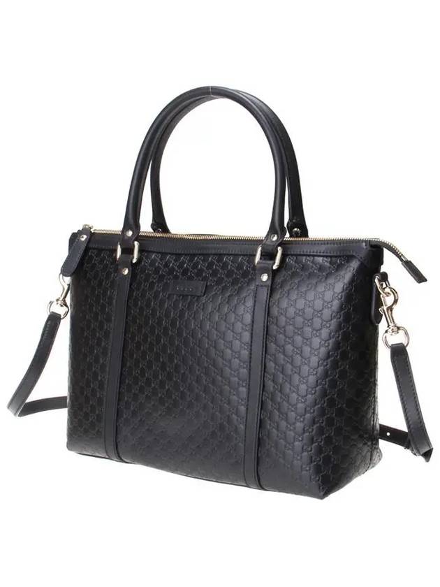 Microssima Two Way Tote Bag Black - GUCCI - BALAAN 3