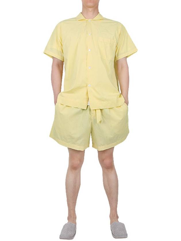 Poplin Pajamas Overfit Short Sleeve Shirt SWE LE - TEKLA - BALAAN 5