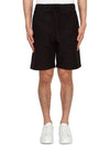 American Script Sweat Short Black - CARHARTT WIP - BALAAN 1