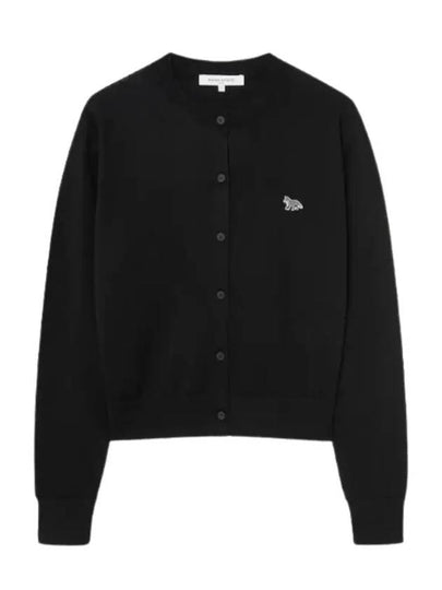 Baby Fox Patch Regular Cardigan Black - MAISON KITSUNE - BALAAN 2