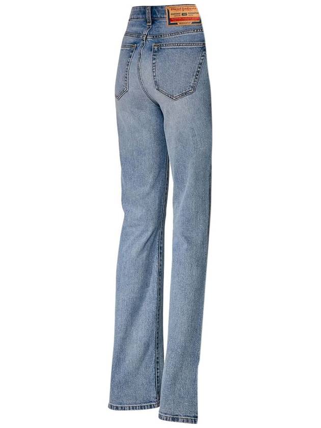 Denim Straight Pants Light Blue - DIESEL - BALAAN 3