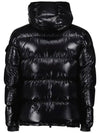 ECRINS logo patch padded jacket black 1A002 08 68950 999 - MONCLER - BALAAN 3