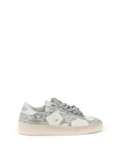 Stardan Glitter Low Top Sneakers Silver - GOLDEN GOOSE - BALAAN 2