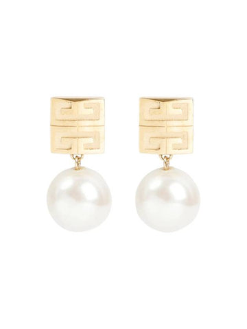 4G pearl stud earrings white - GIVENCHY - BALAAN 1