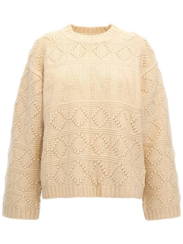 Ganni 'Bubble Knit' Worked Sweater - GANNI - BALAAN 3