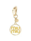 MIU 5PS060 2F4A F0009 Logo Buckle Keyring - MIU MIU - BALAAN 2