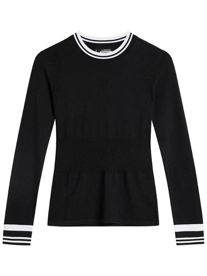 Bree Sweater Knit Top Black - J.LINDEBERG - BALAAN 2