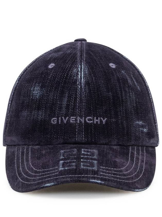 Embroidered Logo Denim Ball Cap Blue - GIVENCHY - BALAAN 1