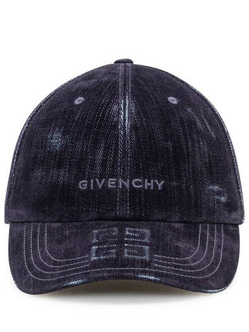 Embroidered Logo Denim Ball Cap Blue - GIVENCHY - BALAAN 1