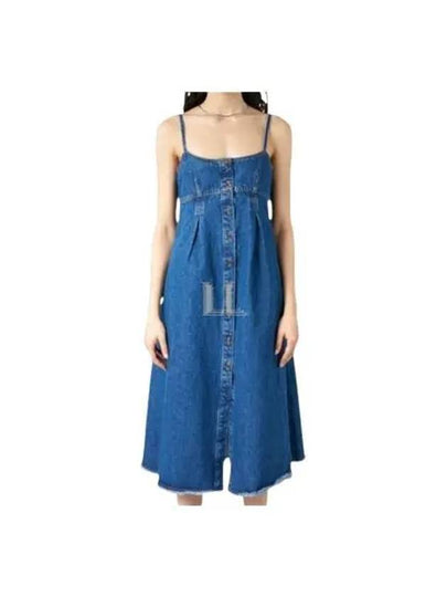 Malibu Denim Long Dress Stonewash Indigo - A.P.C. - BALAAN 2