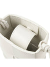 Cassette Intrecciato Mini Cross Bag Chalk White - BOTTEGA VENETA - BALAAN 9