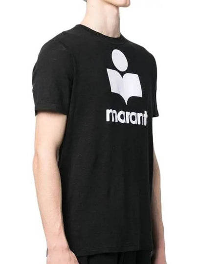 Isabel Marant  Men's KARMAN GB Karman Short Sleeve TShirt TS0045HA B1N22H 01BK - ISABEL MARANT ETOILE - BALAAN 2