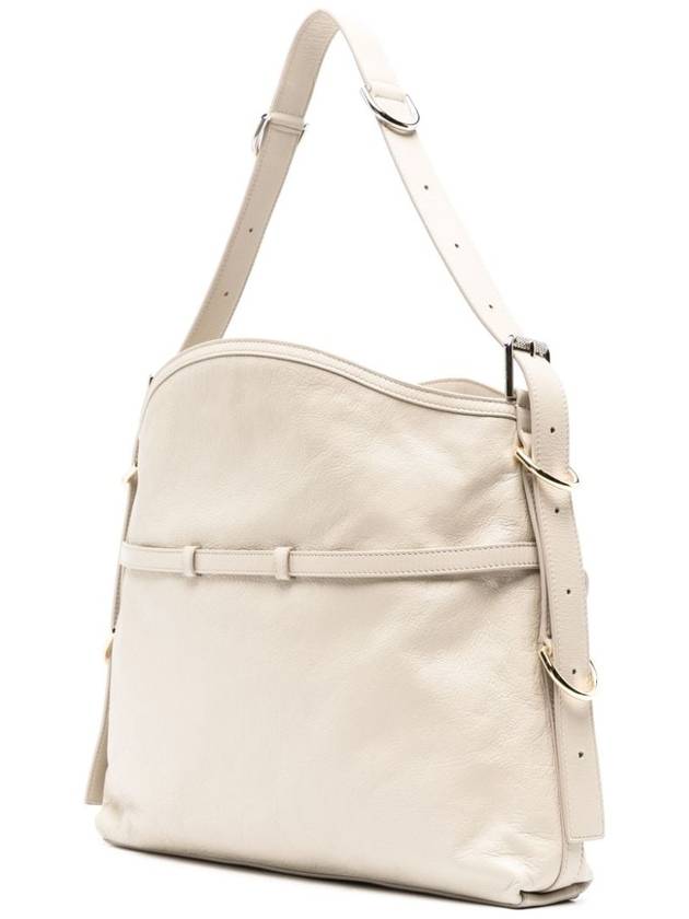 Voyou Medium Leather Shoulder Bag Beige - GIVENCHY - BALAAN 4