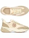 Good Luck Trainer Low Top Sneakers Beige - TORY BURCH - BALAAN 2