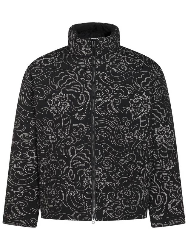 Allover Print Jacket Black - KENZO - BALAAN 1