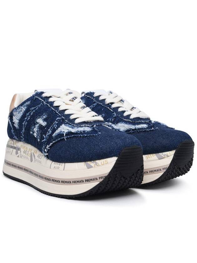 Beth 6714 Denim Low-Top Sneakers Blue - PREMIATA - BALAAN 3