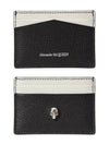 Silver Skull Gradient Card Wallet Pink Red - ALEXANDER MCQUEEN - BALAAN 2