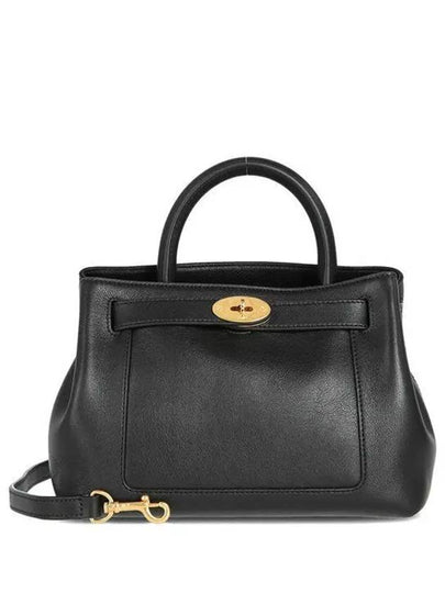 Silky Calf Small Tote Bag Black - MULBERRY - BALAAN 2