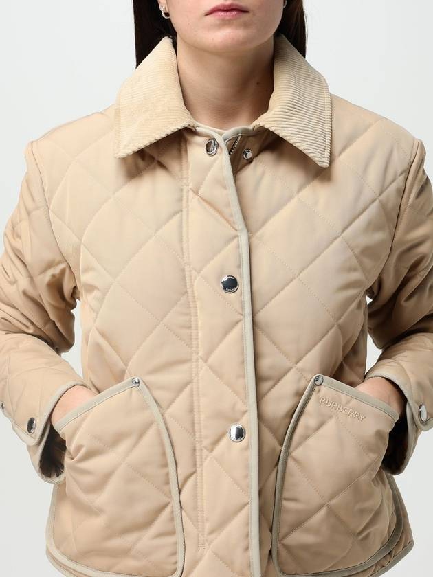 Quilted Classic Collar Jacket Beige - BURBERRY - BALAAN 6