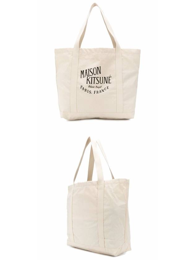 Palais Royal Shopping Tote Bag Ecru - MAISON KITSUNE - BALAAN 5