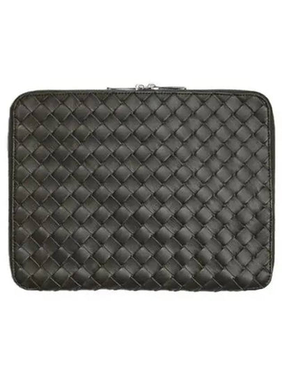 Classic Intrecciato Zipper Clutch Bag Camping - BOTTEGA VENETA - BALAAN 2