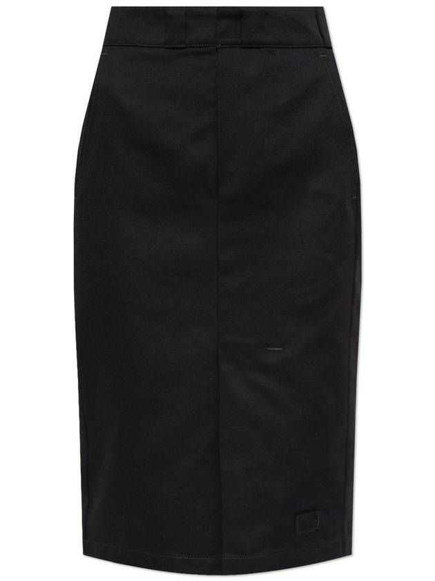 Maison Margiela Skirt With Pleat, Women's, Black - MAISON MARGIELA - BALAAN 1