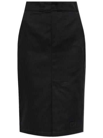 Maison Margiela Skirt With Pleat, Women's, Black - MAISON MARGIELA - BALAAN 1