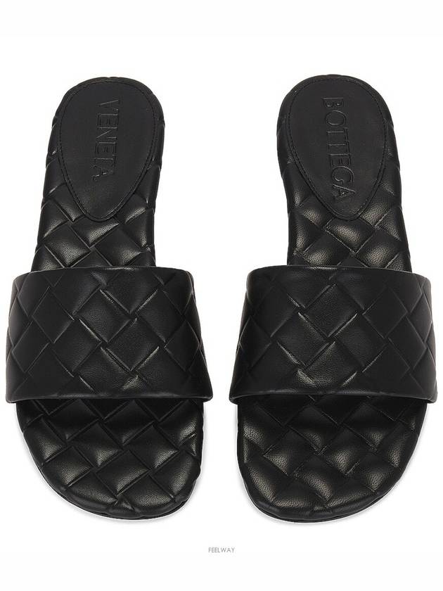 Flat Amy Mule Black - BOTTEGA VENETA - BALAAN 3