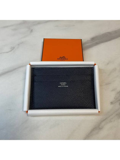 Citizen Twill Card Wallet Saphir - HERMES - BALAAN 2