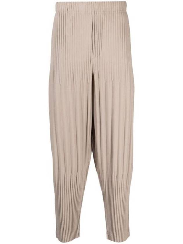 Tapered Track Pants Beige - ISSEY MIYAKE - BALAAN 1