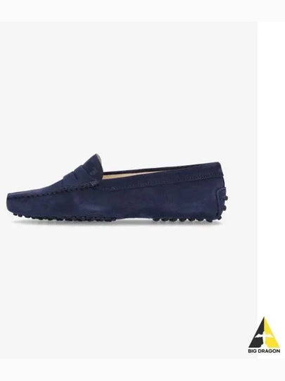 Gommino Suede Driving Shoes Blue - TOD'S - BALAAN 2