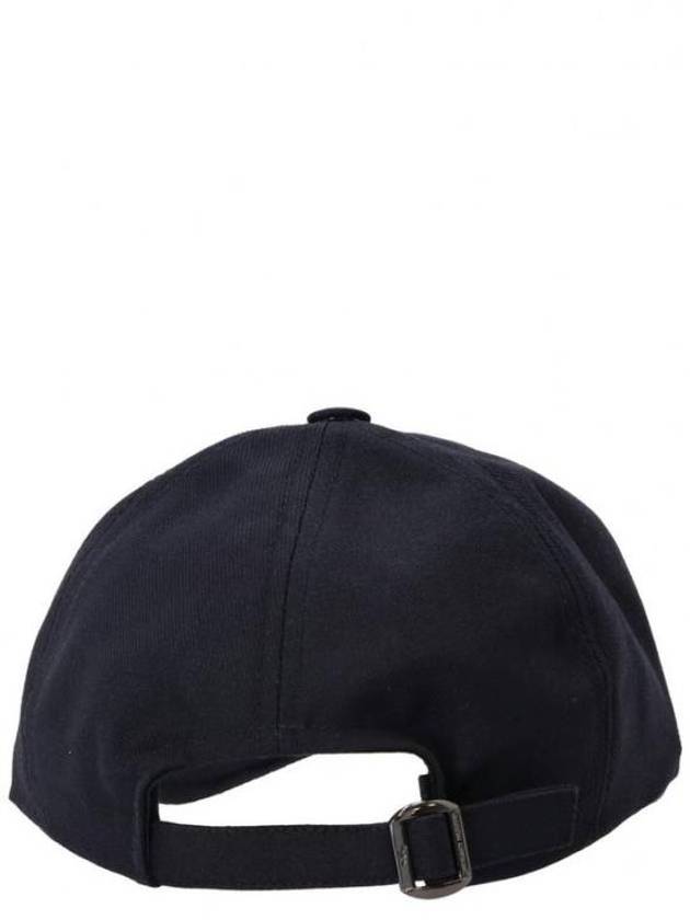 Large Fox Head Embroidered 6P Ball Cap Navy - MAISON KITSUNE - BALAAN 4