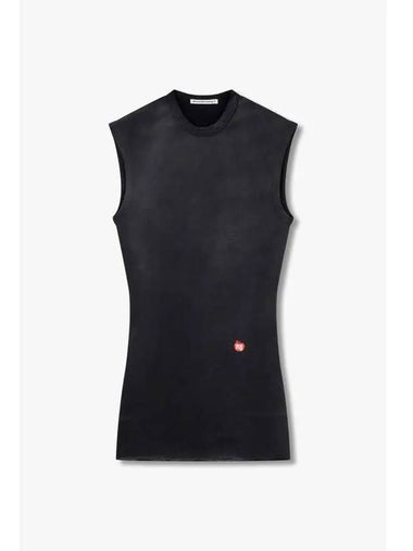 Tapered Apple Logo One Piece Black - ALEXANDER WANG - BALAAN 1