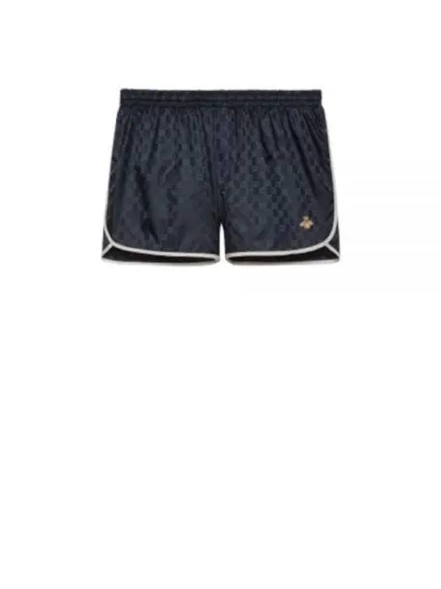 Monogram Nylon Swim Shorts Navy - GUCCI - BALAAN 2