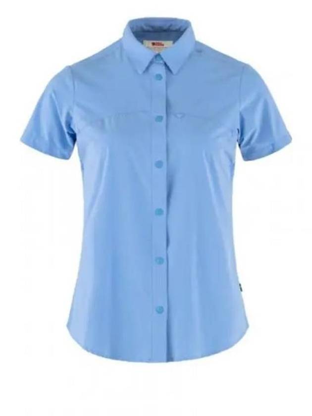 Women's High Coast Lite Short Sleeves Shirt Utramarine - FJALL RAVEN - BALAAN 2