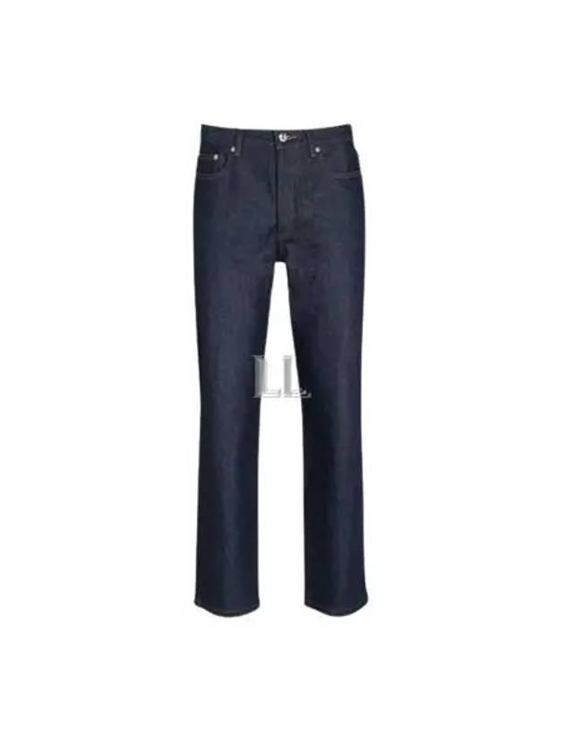 Men's Martin Cotton Straight Jeans Indigo - A.P.C. - BALAAN 2