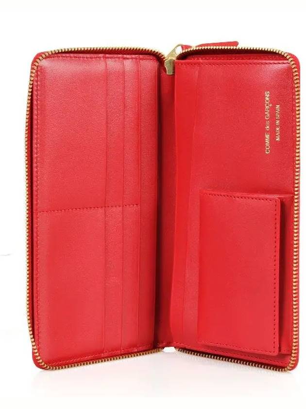 SA0110PD RED dot zipper long wallet - COMME DES GARCONS - BALAAN 3