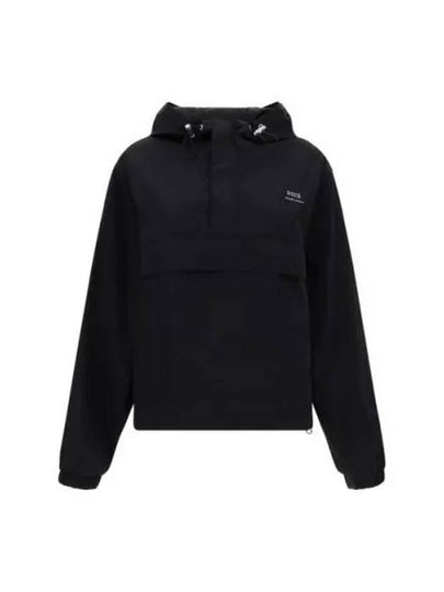 Alexandre Mattiussi Hooded Windbreaker Black - AMI - BALAAN 2