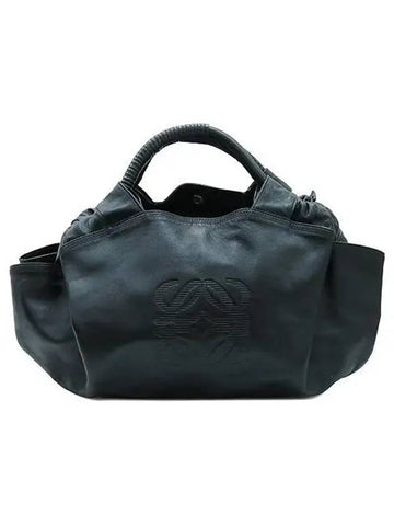 Black Lambskin Nappa Brisa Tote Bag - LOEWE - BALAAN 1