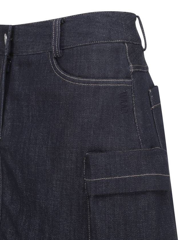 Women Denim Multi Pocket Skirt - WAAC - BALAAN 12