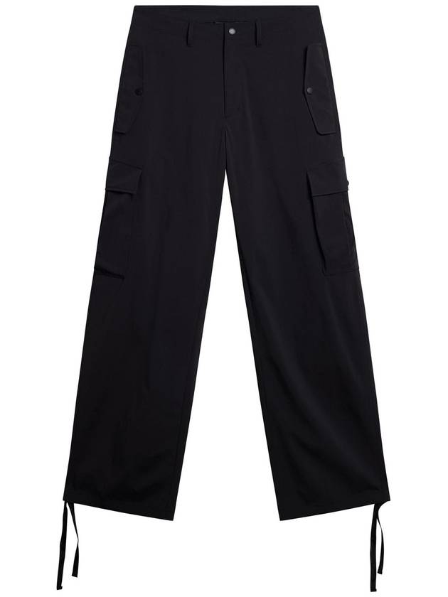 Men's Cosmo Tech Cargo Wide Pants Black - J.LINDEBERG - BALAAN 2